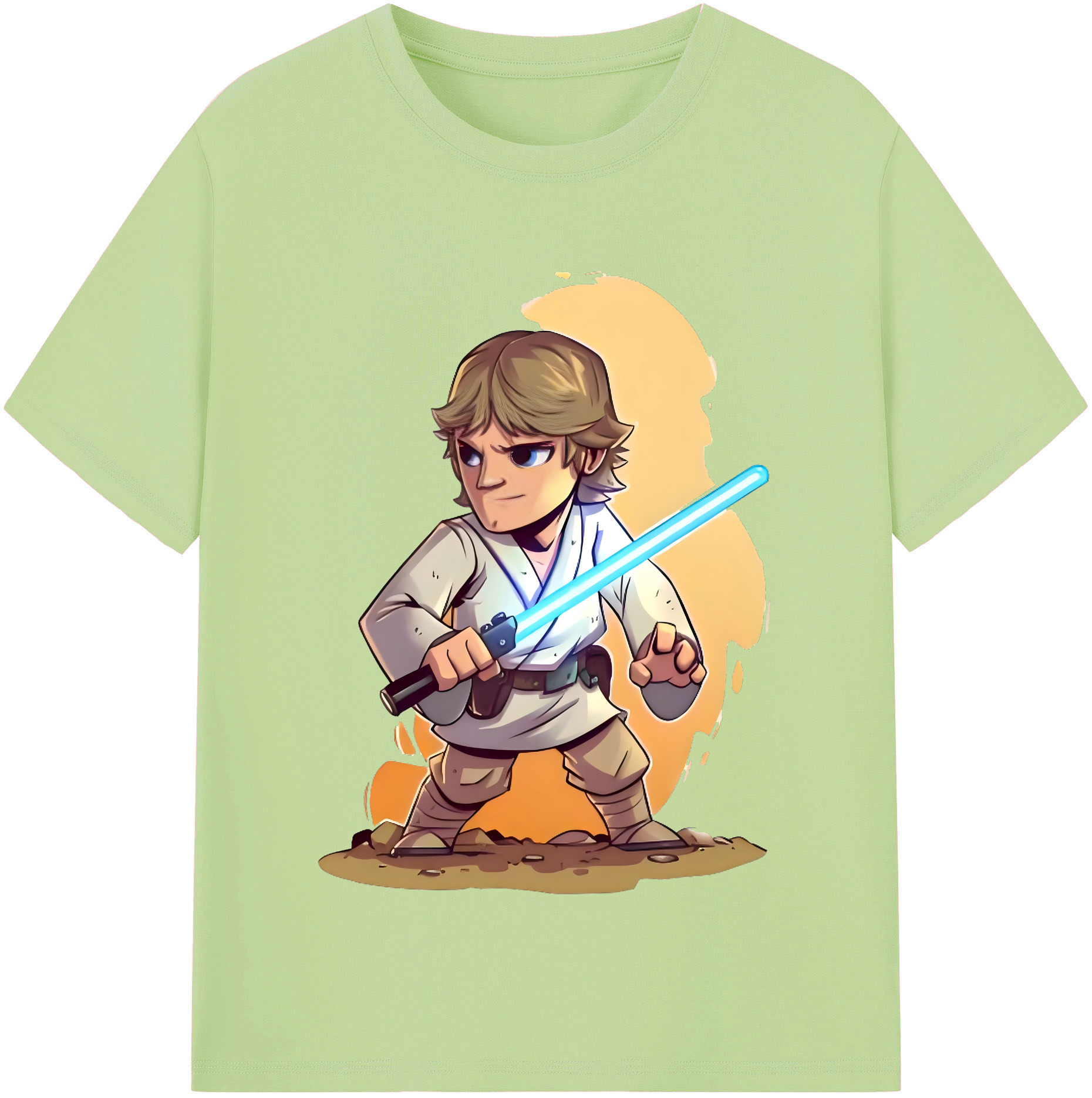 （画像用） スター・ウォーズ Star Wars 綿100％半袖Tシャツ（フロントプリント）